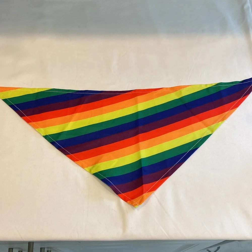 🎀 5/$20 🎀 Hotel Doggy XS/S Rainbow Pride Dog Pet Bandana